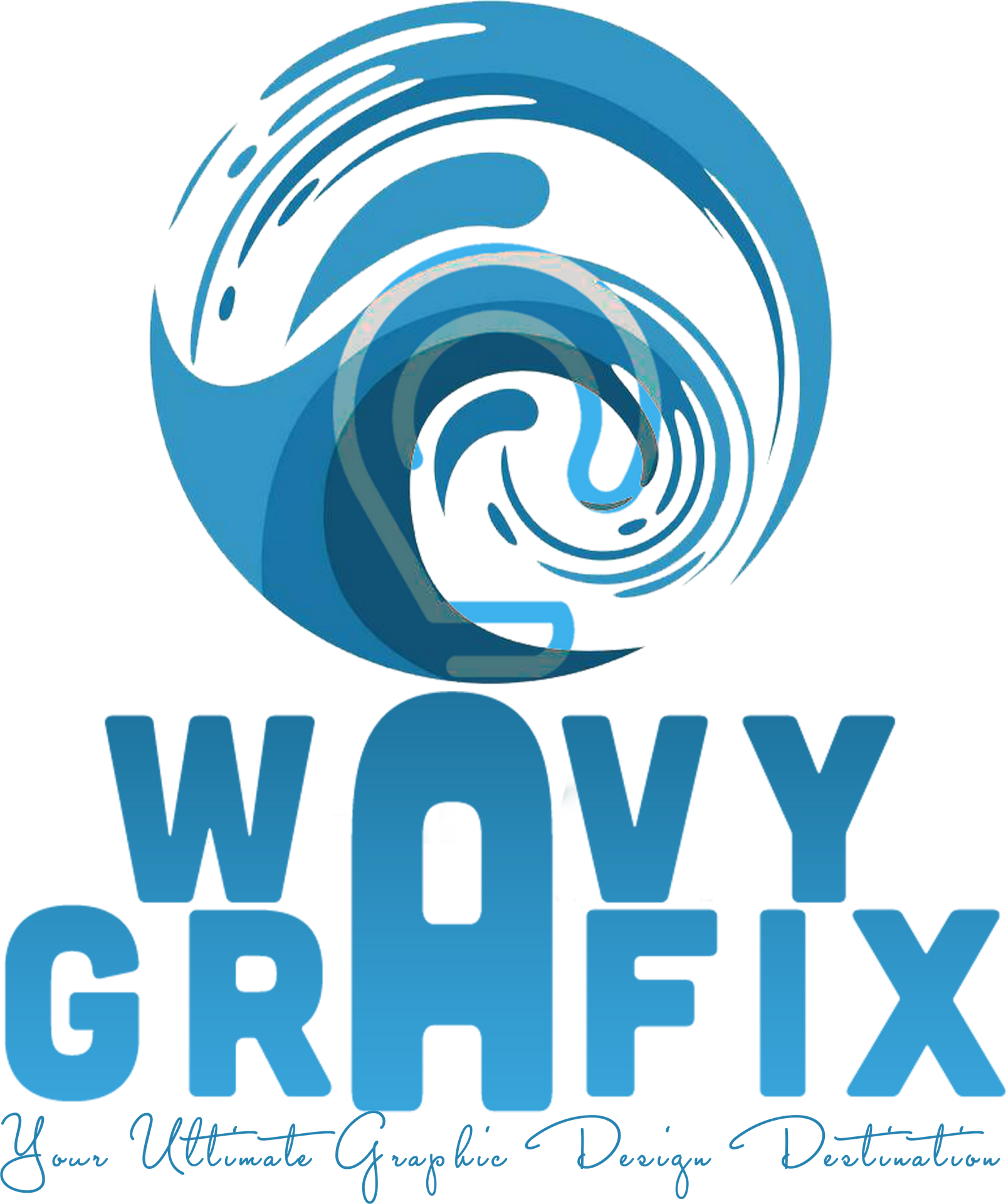 Wavy Grafix Logo Wavy Graphics Logo WavyGraphics Logo 